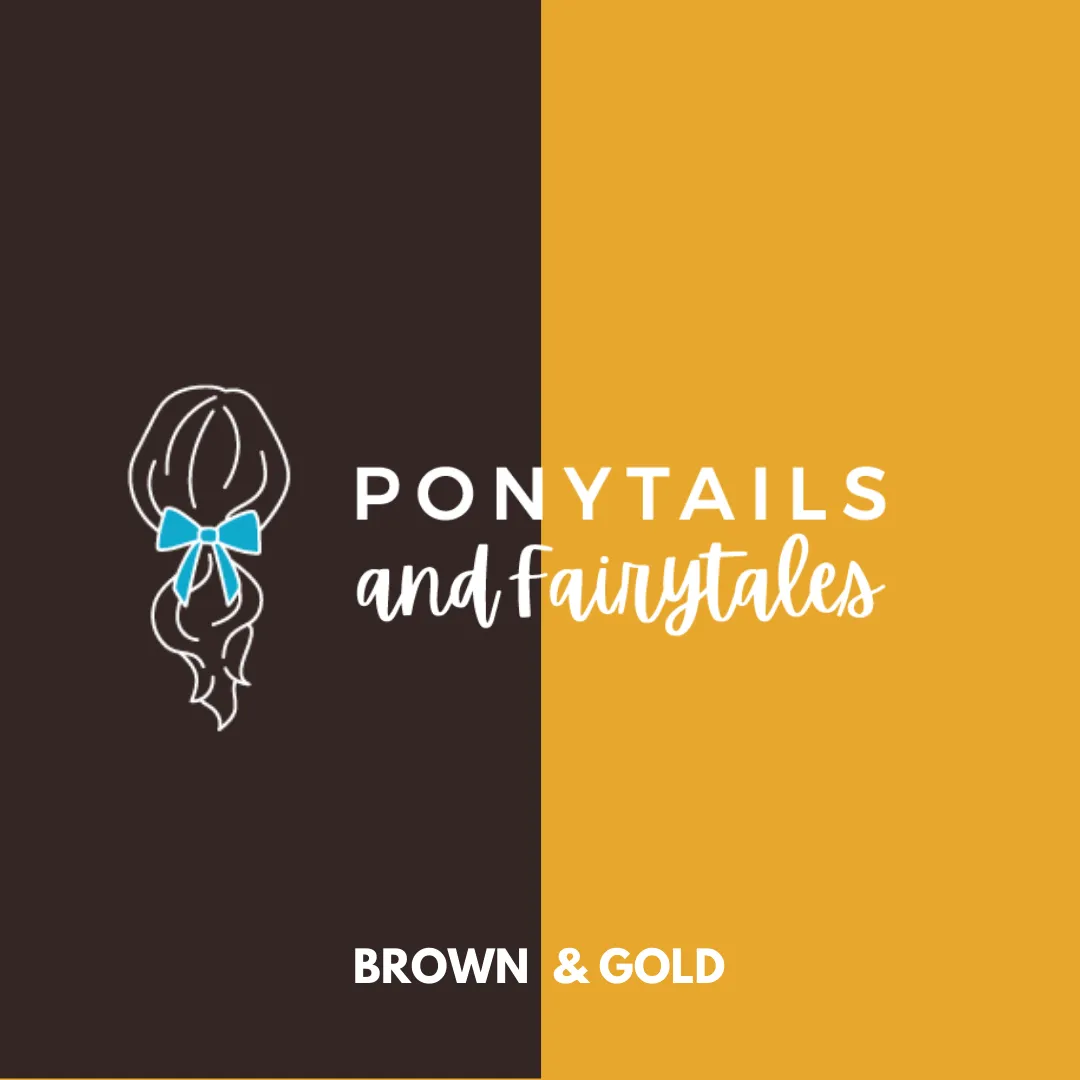 Brown & Gold Hair Accessories