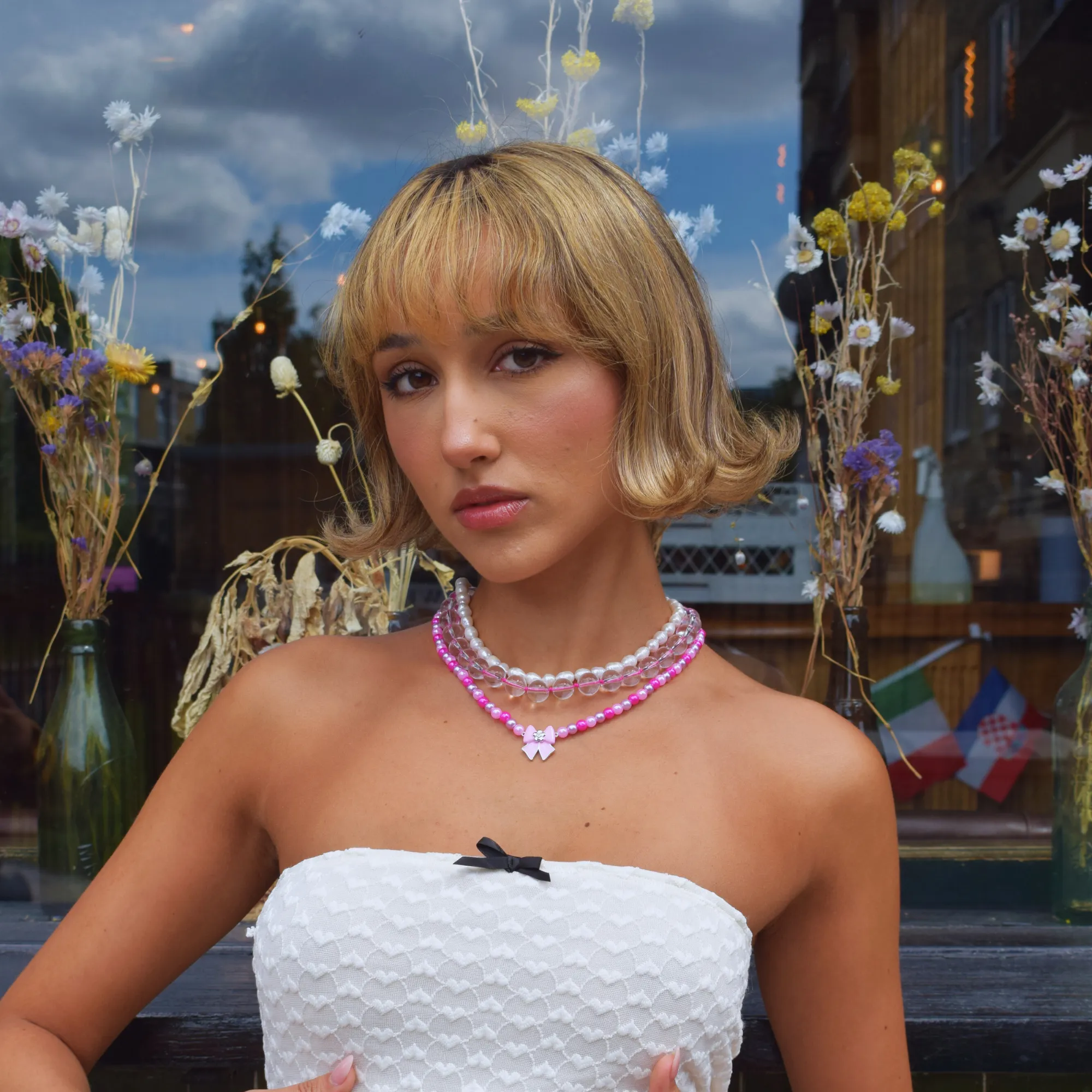 Bubblegum Necklace Pink