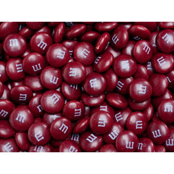 Bulk Maroon M&M's 2pounds M&M Colorworks