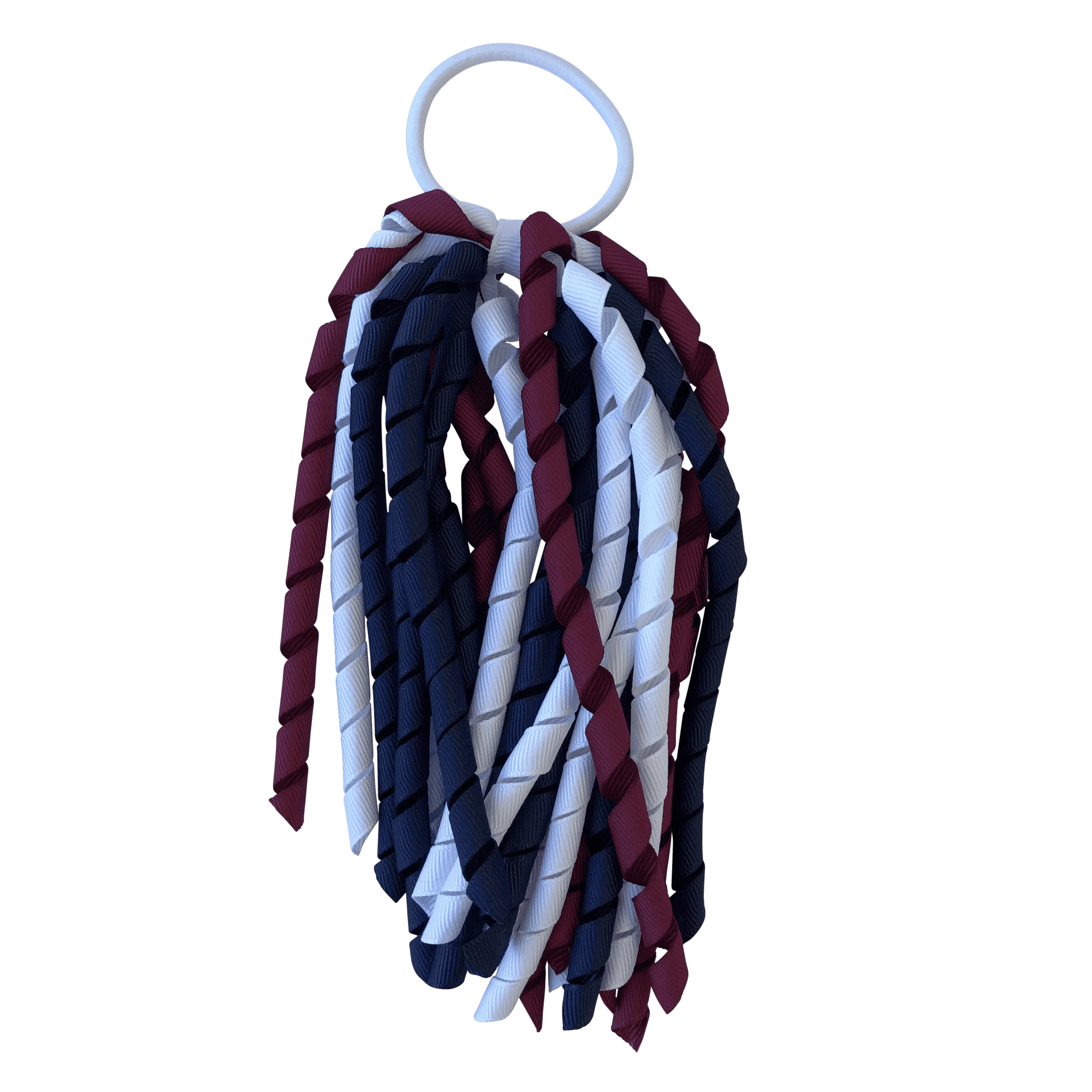 Burgundy & Navy & White Hair Accessories