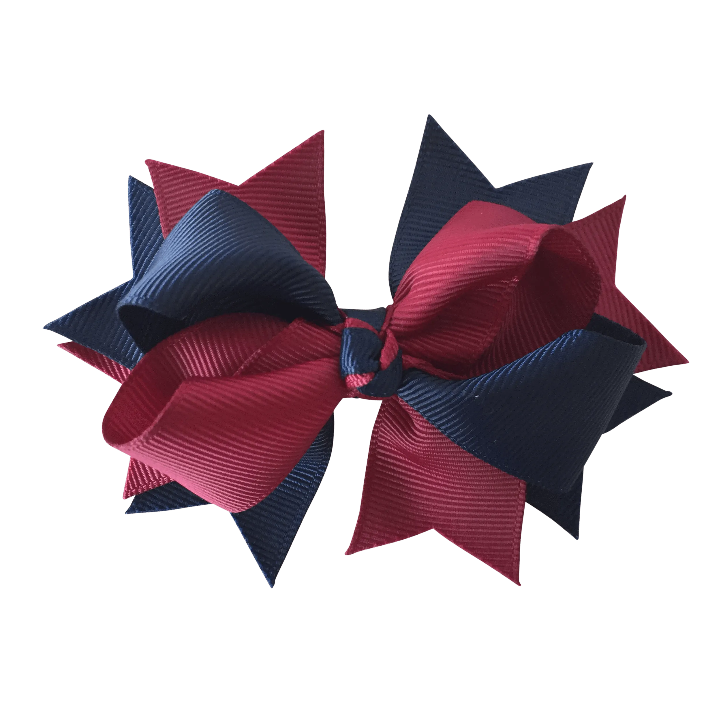 Burgundy & Navy Hair Accessories