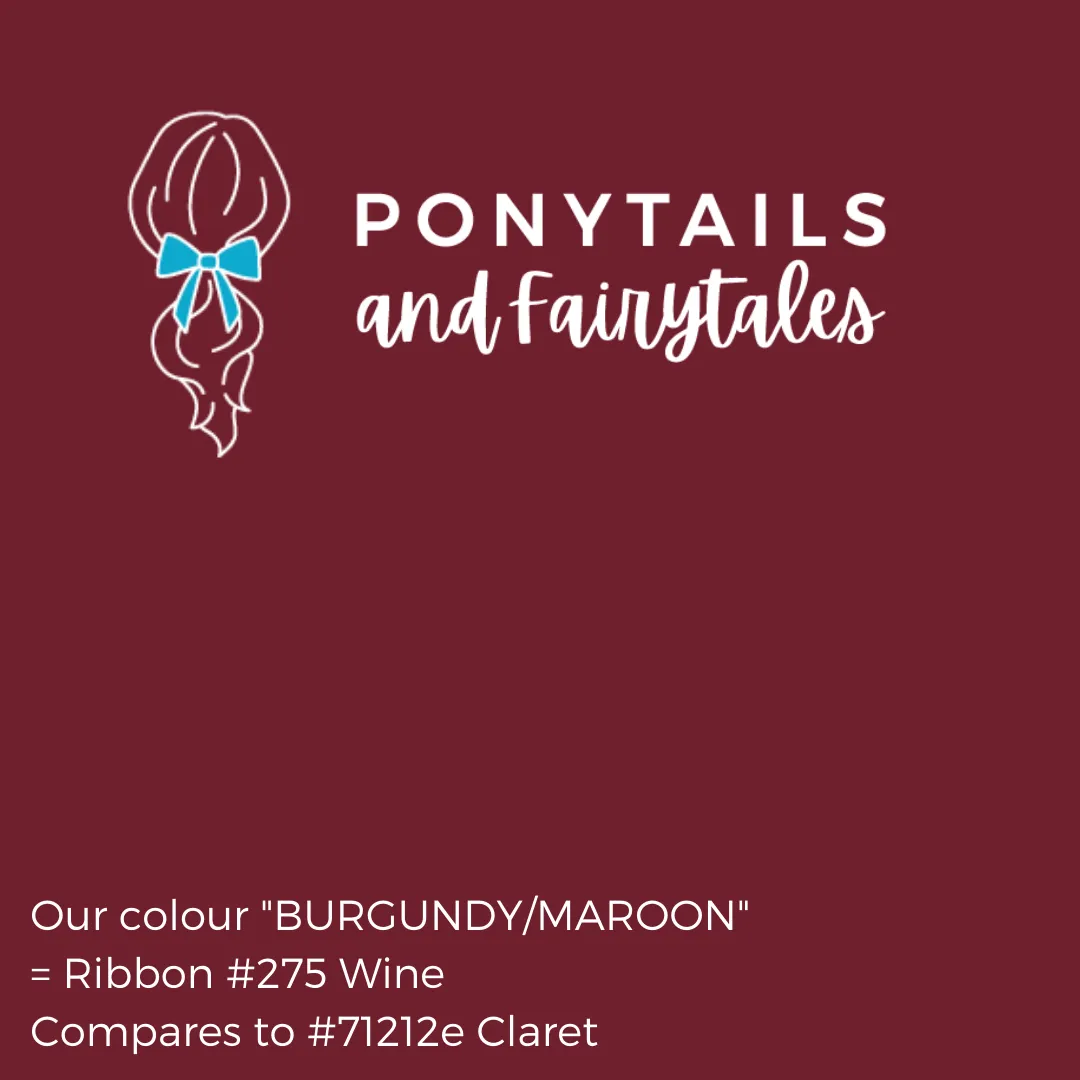 Burgundy / Maroon Hair Accessories