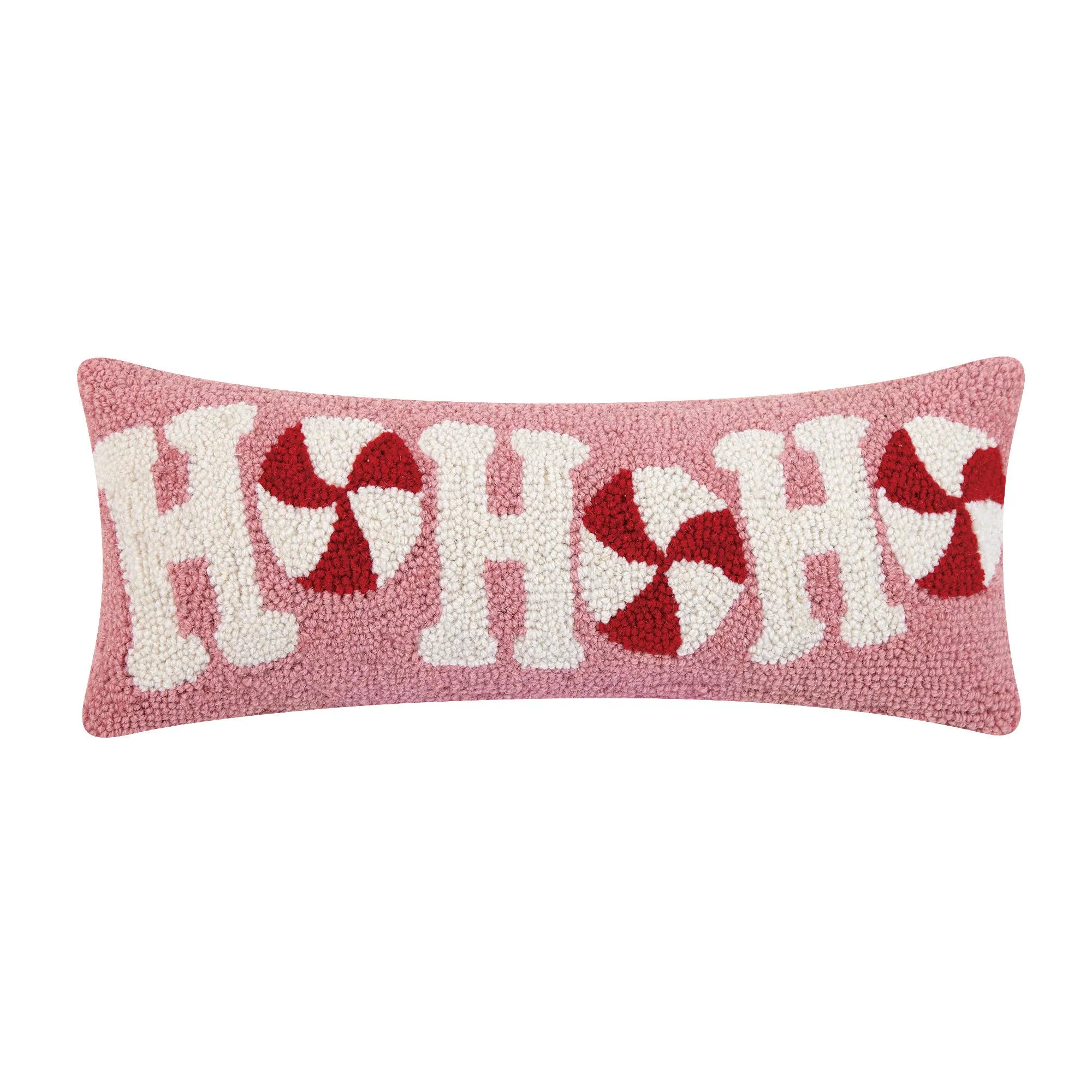 Candycane HoHoHo Pillow