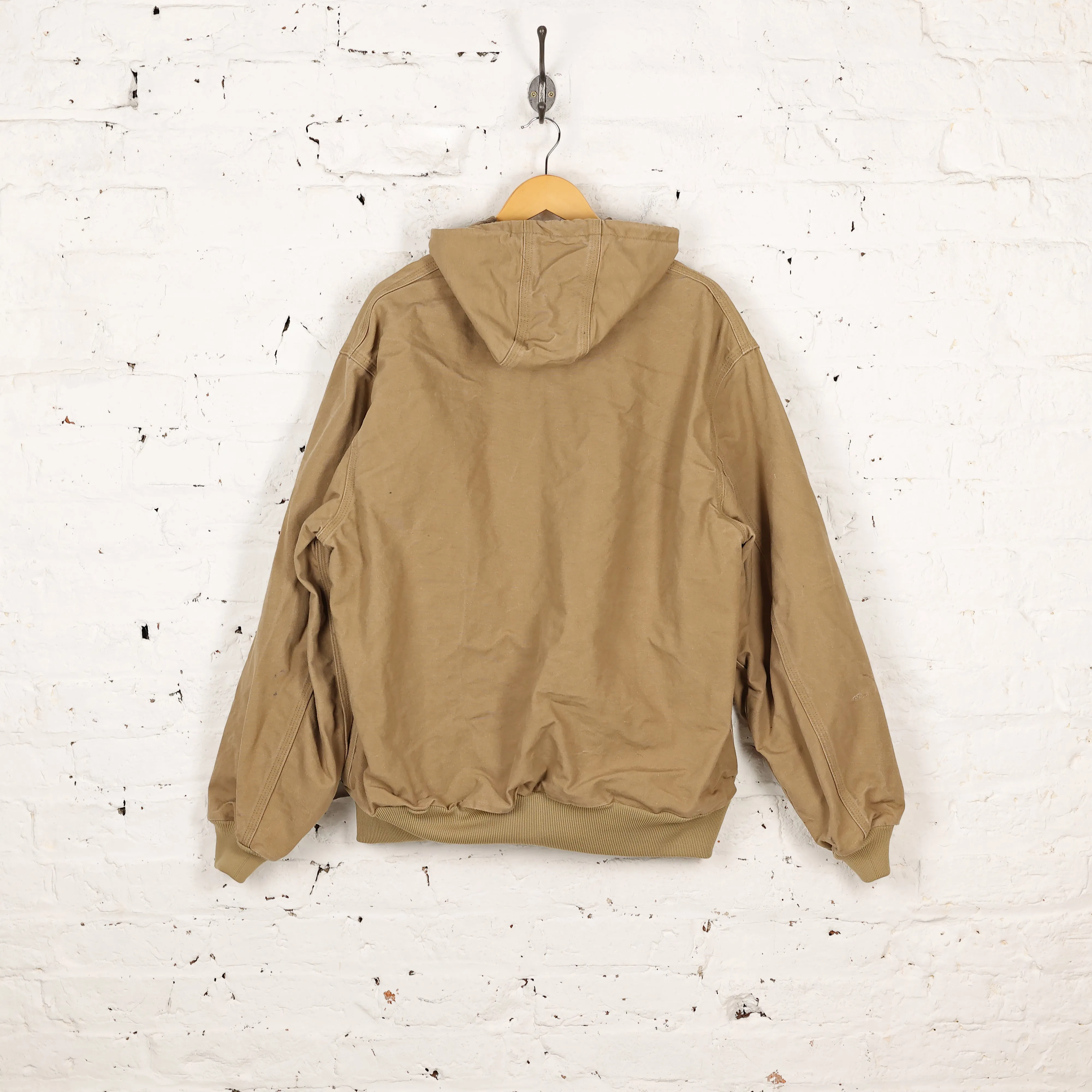 Carhartt Hooded Work Jacket - Brown - XL