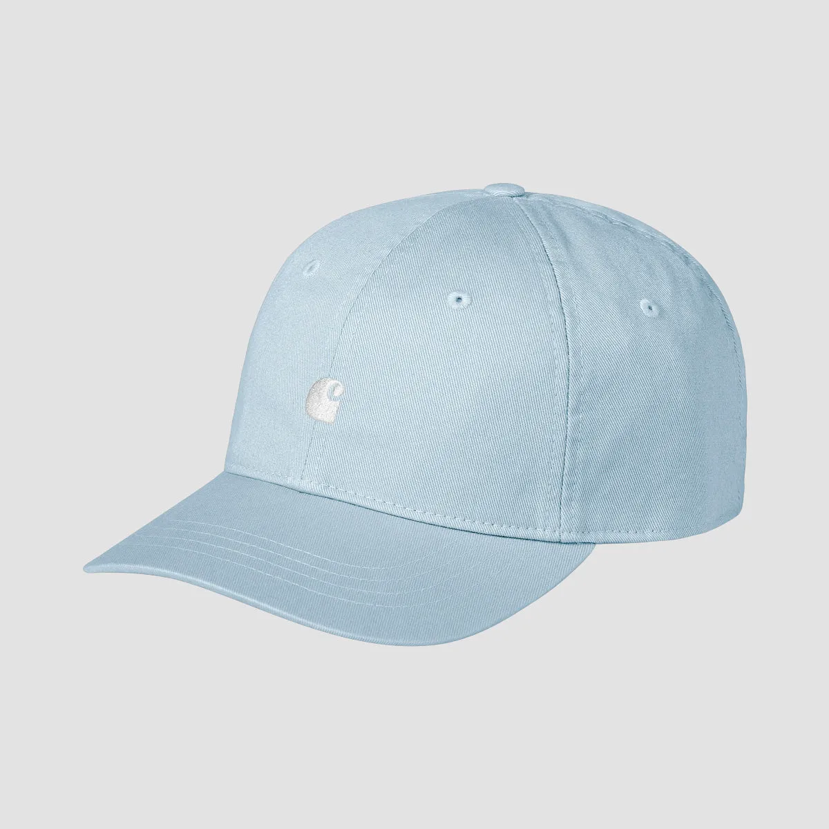 Carhartt WIP Madison Logo Cap Frosted Blue/White