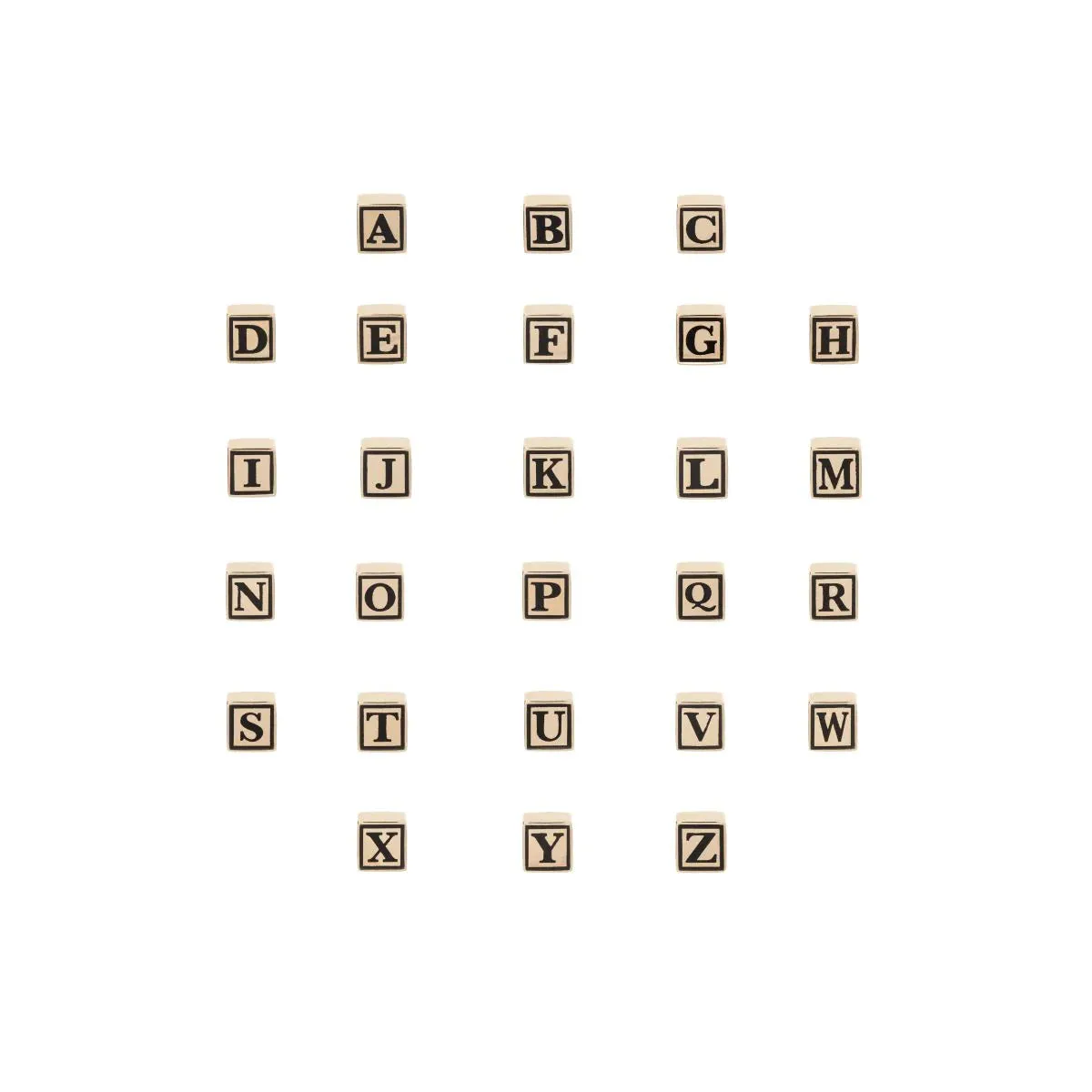 Ceramic Initial Necklace