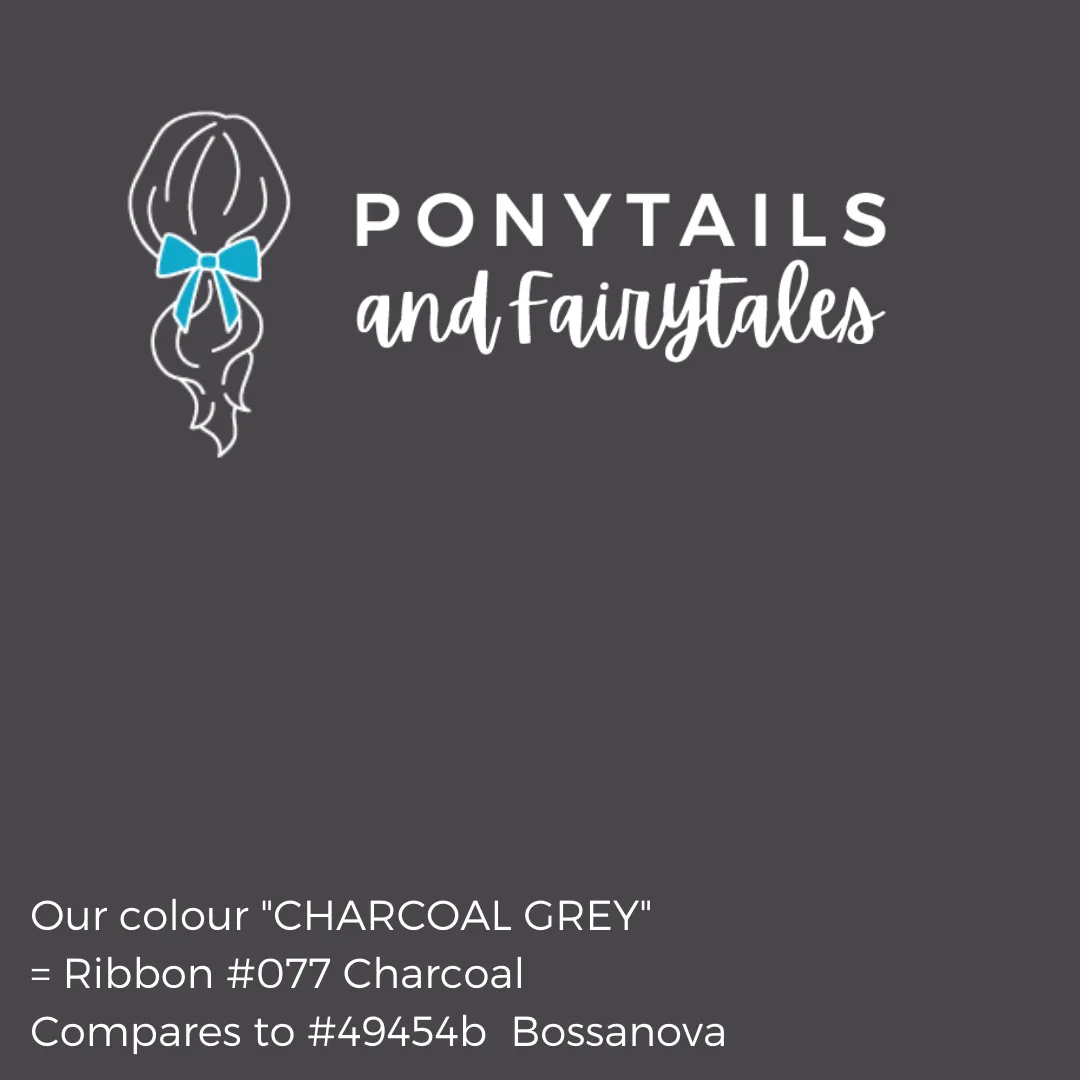 Charcoal Grey Hair Accessories