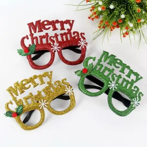 Children's Christmas Decorative Glasses - Merry Christmas