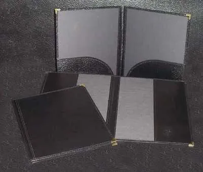 CHORAL FOLDER FLAT POCKETS BLACK 9 X 12