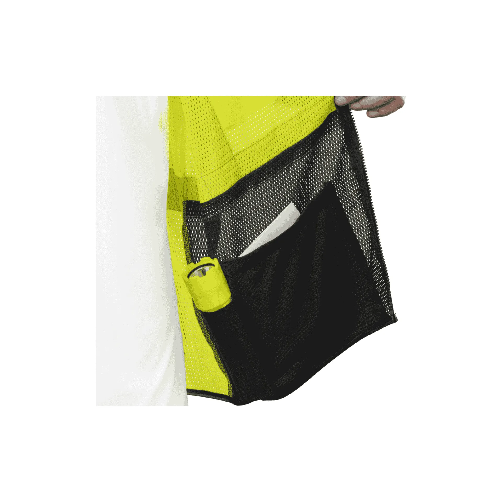 Class 2 Lime Safety Vest with 8 Pockets