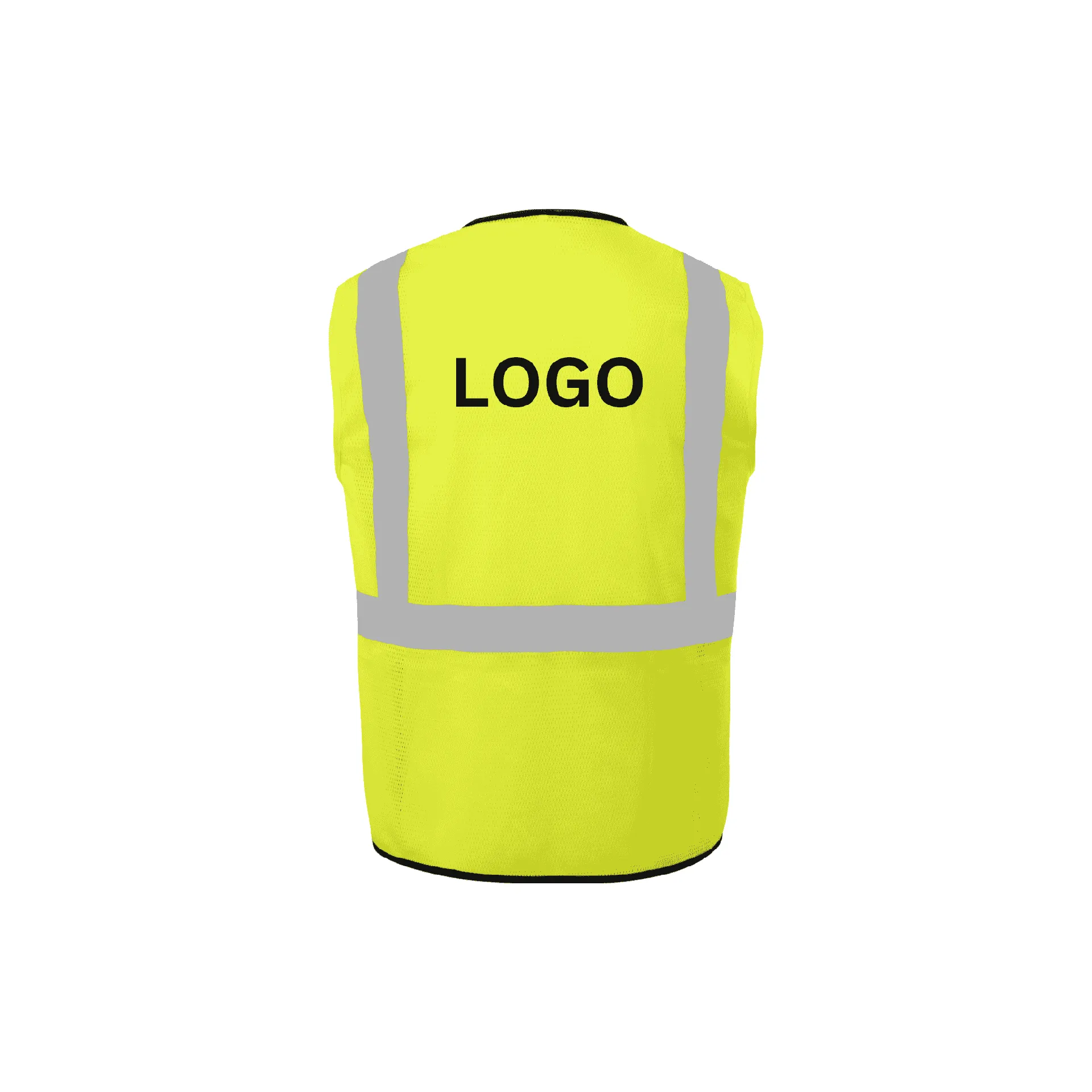Class 2 Lime Safety Vest with 8 Pockets