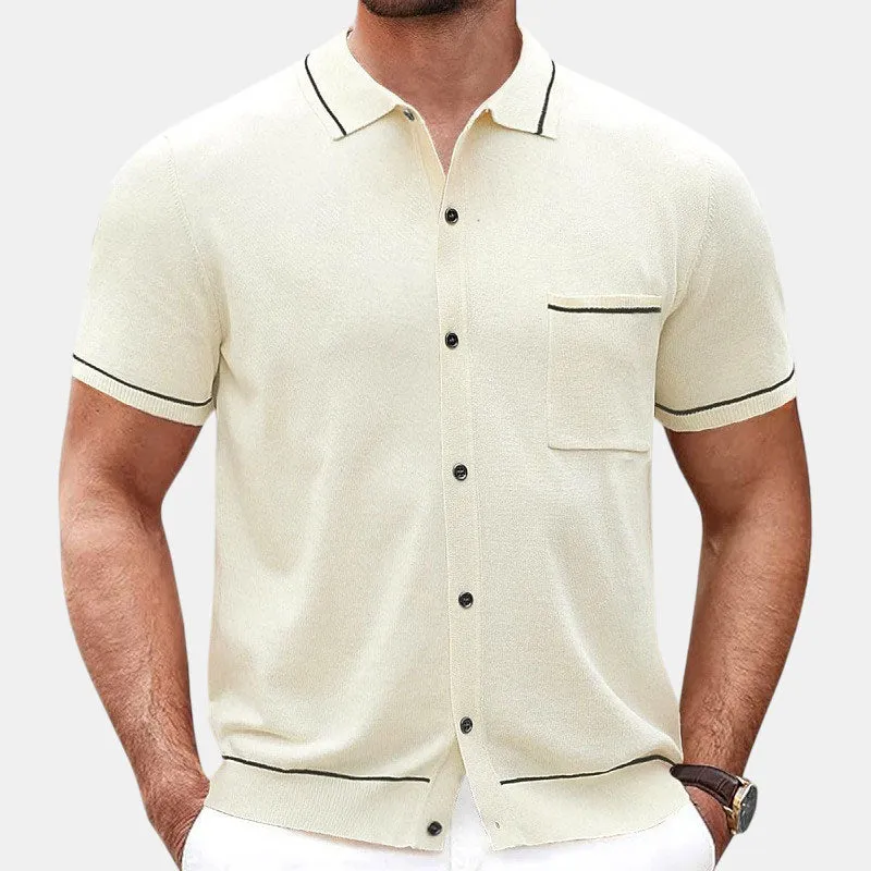CLASSIC STRETCH KNIT SHIRT