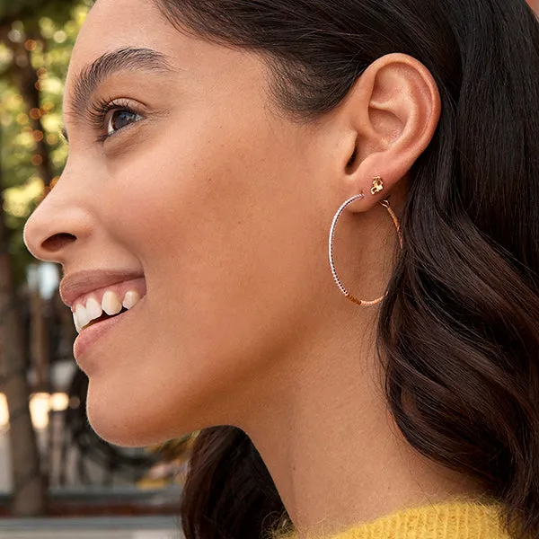 Color Field Hoops