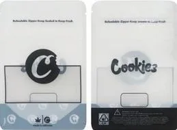 Cookies Ziplock Smell Proof Bags - 28g (100pcs Bundle)