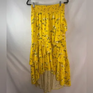 COPY - Alice   Olivia Escape Ditsy Sunbeam skirt.  Size 8.High low hem. Retail…
