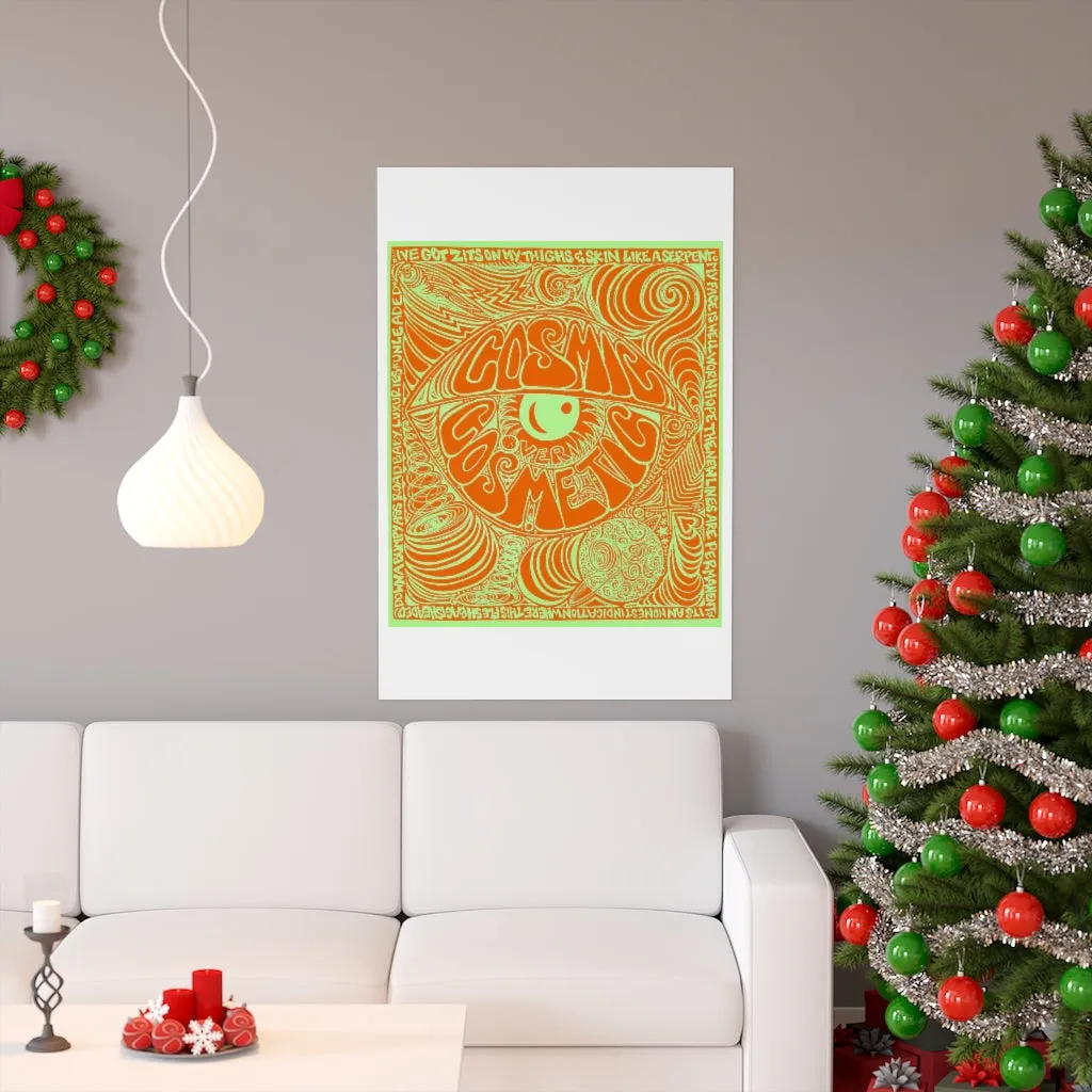 Cosmic Over Cosmetic Limited Edition Large Art Print Poster - Summer Shine