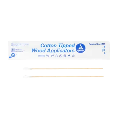 Cotton Tip Applicator Sterile 6" Dynarex Brand