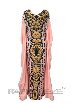 Cream Color Unique Designed Long Party Gown
