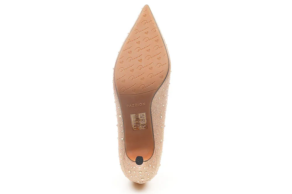 Crystal Embellished  Detailing Heels