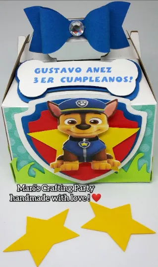 Custom Paw Patrol Themed Party Box / 10 pcs.