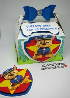 Custom Paw Patrol Themed Party Box / 10 pcs.