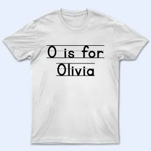 Custom Tshirt for Kids Back to School, S is for Student | Personalized for Kids, Son, Daughter | Kindergarten, Pre-K, Preschool, First Day Of School