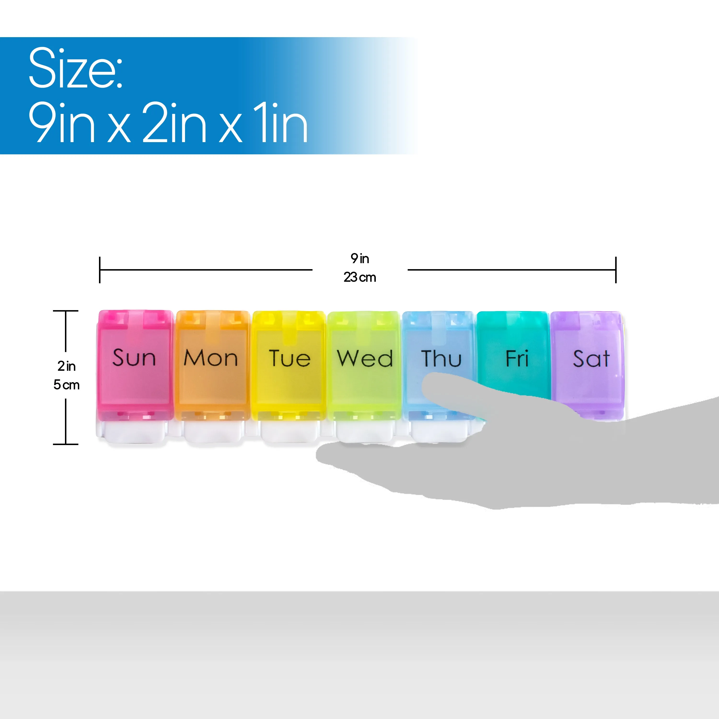 Daily Pill Organizer and Medicine Reminder