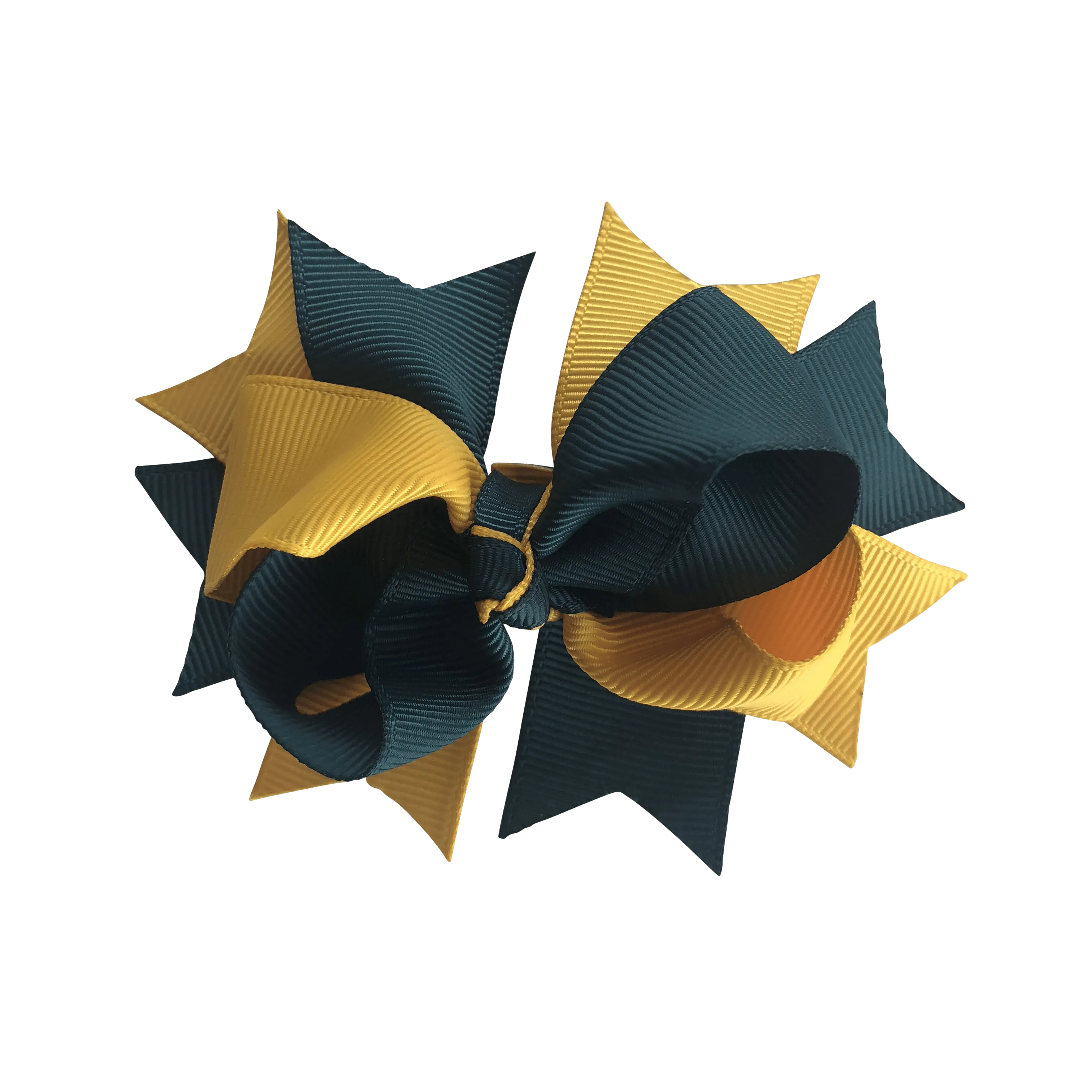 Dark Petrol Green & Gold Hair Accessories