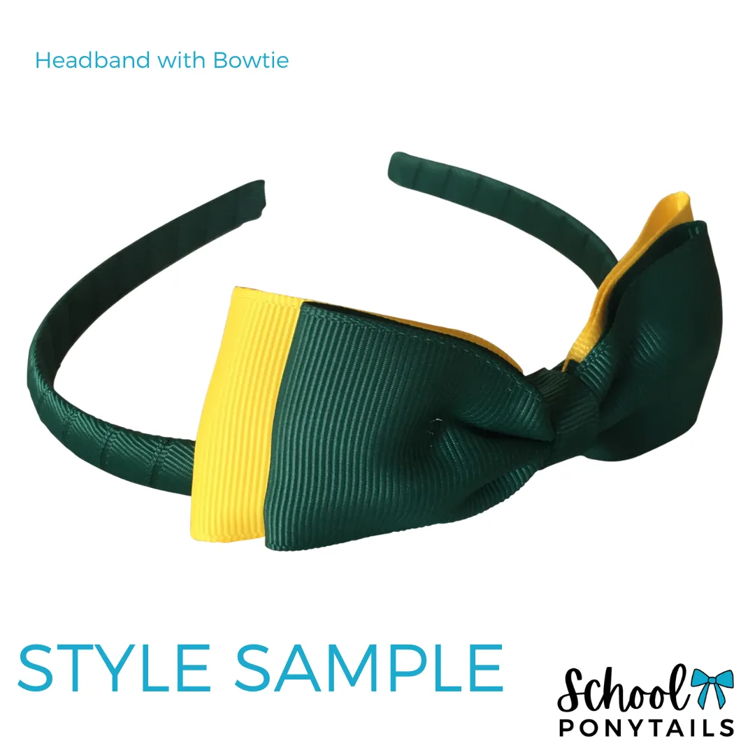 Dark Petrol Green & Gold Hair Accessories