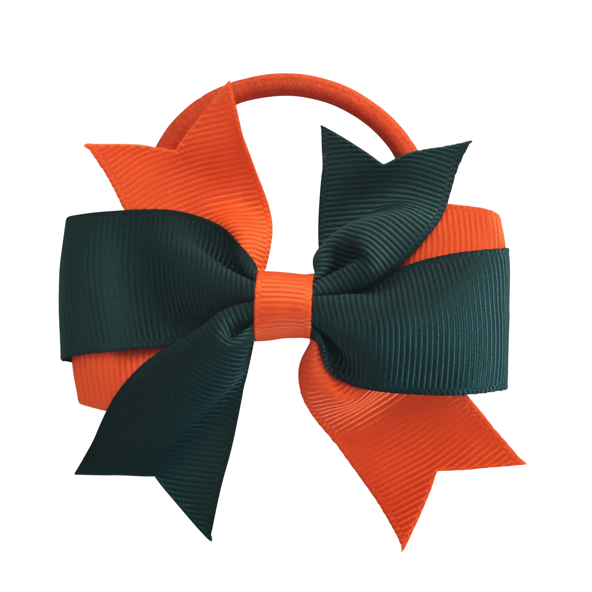 Dark Petrol Green & Orange Hair Accessories