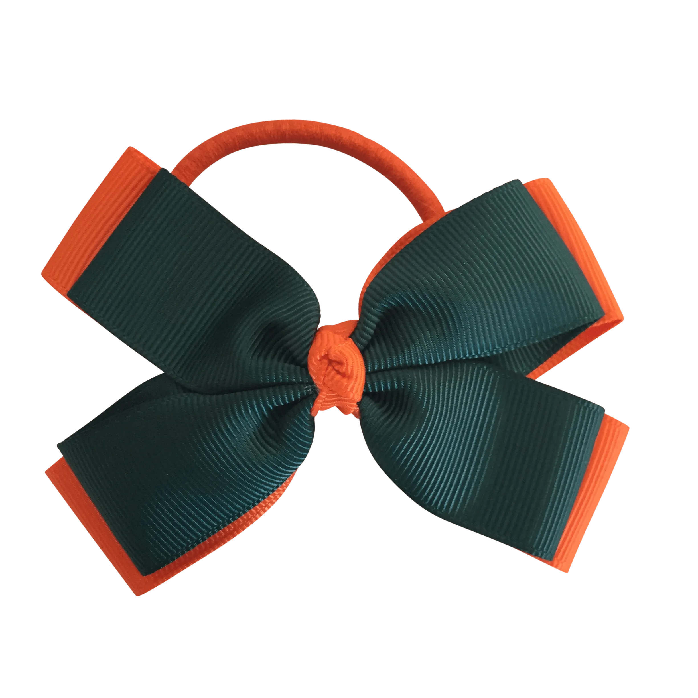 Dark Petrol Green & Orange Hair Accessories