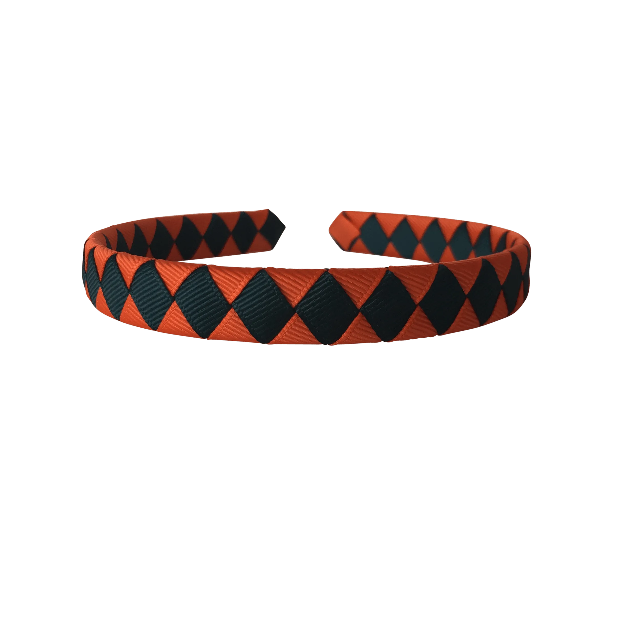 Dark Petrol Green & Orange Hair Accessories