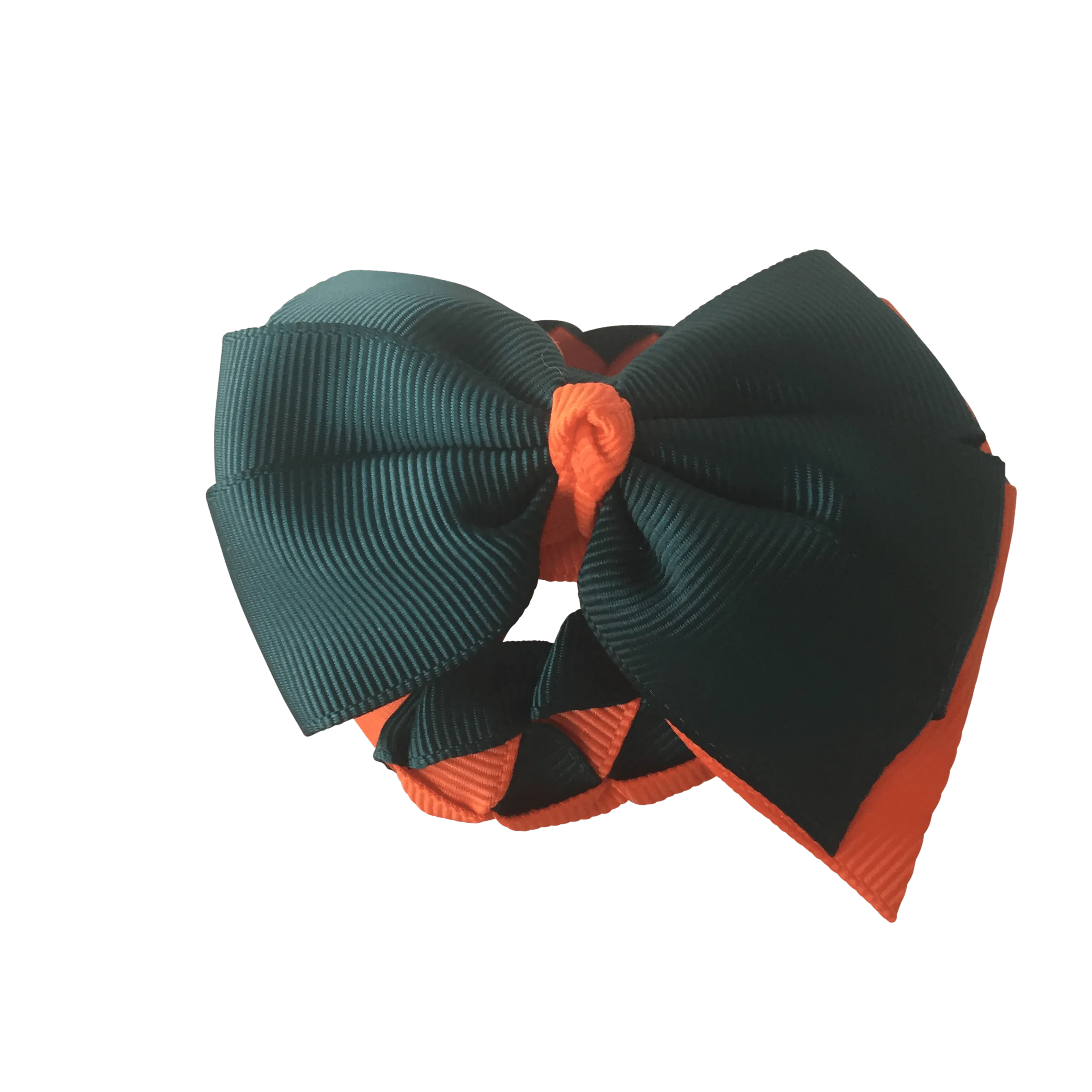 Dark Petrol Green & Orange Hair Accessories