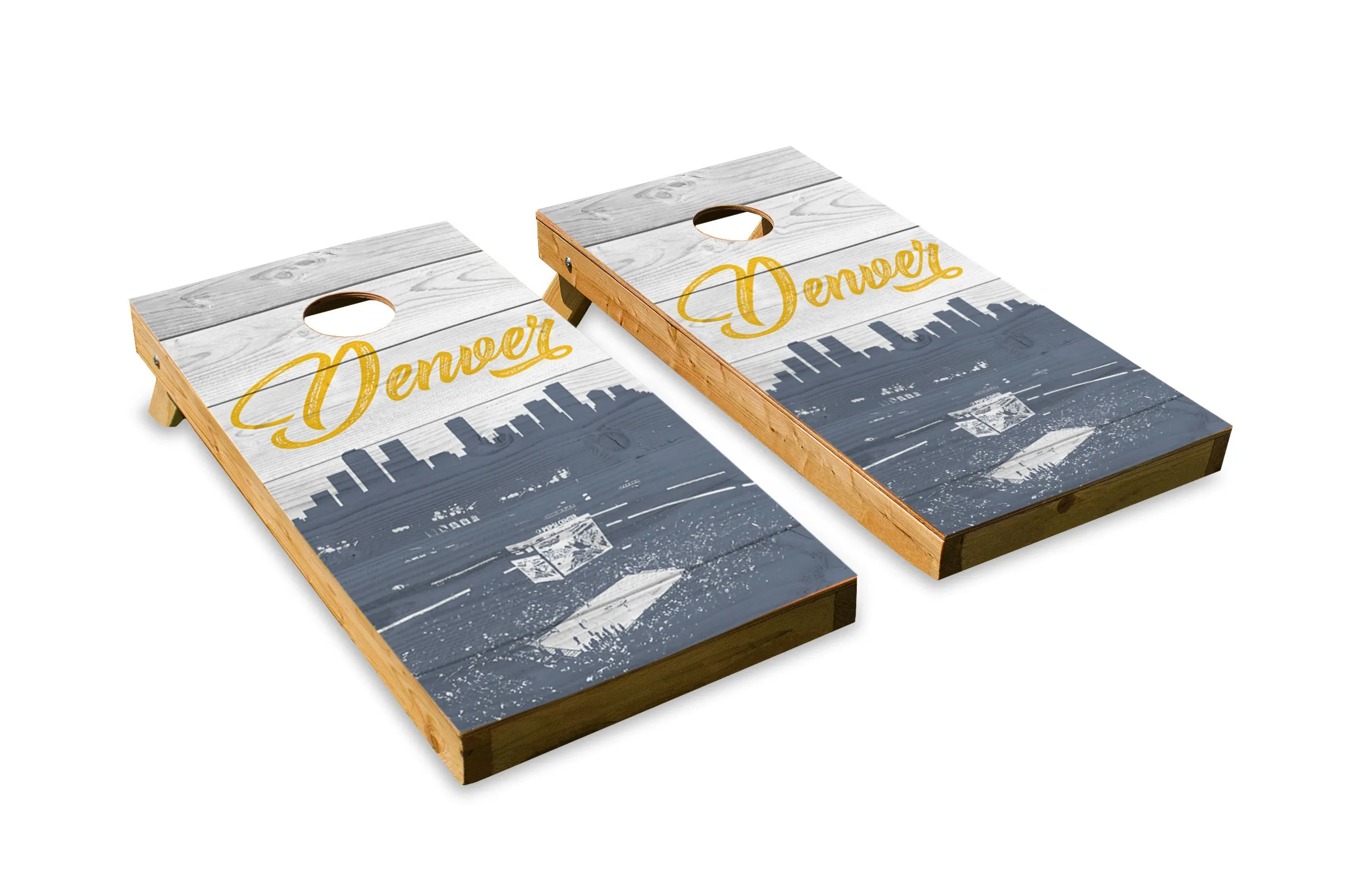 Denver Nuggets Arena Skyline