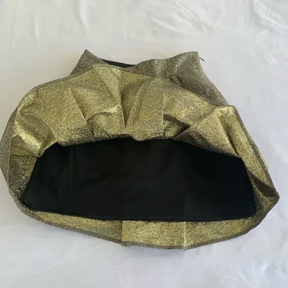 Diane von Furstenberg Sparkly Tiered Mini Skirt