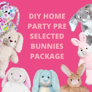 DIY Home Party Packages & T-Shirts Pre-Selected