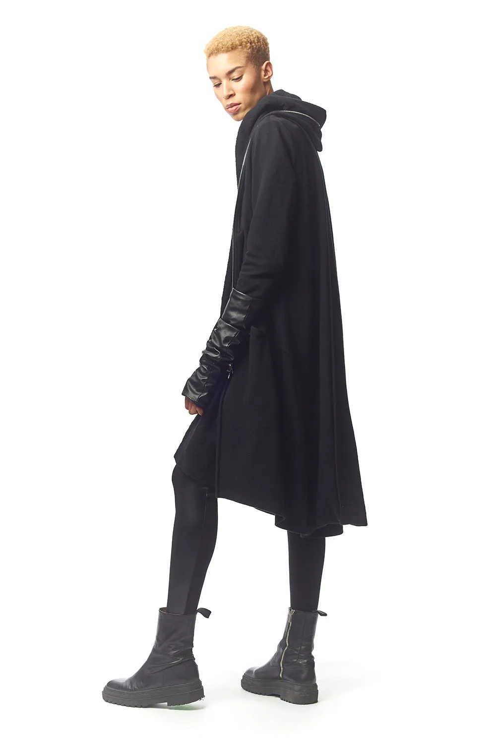 Domenica Double Zip Unisex Hoodie