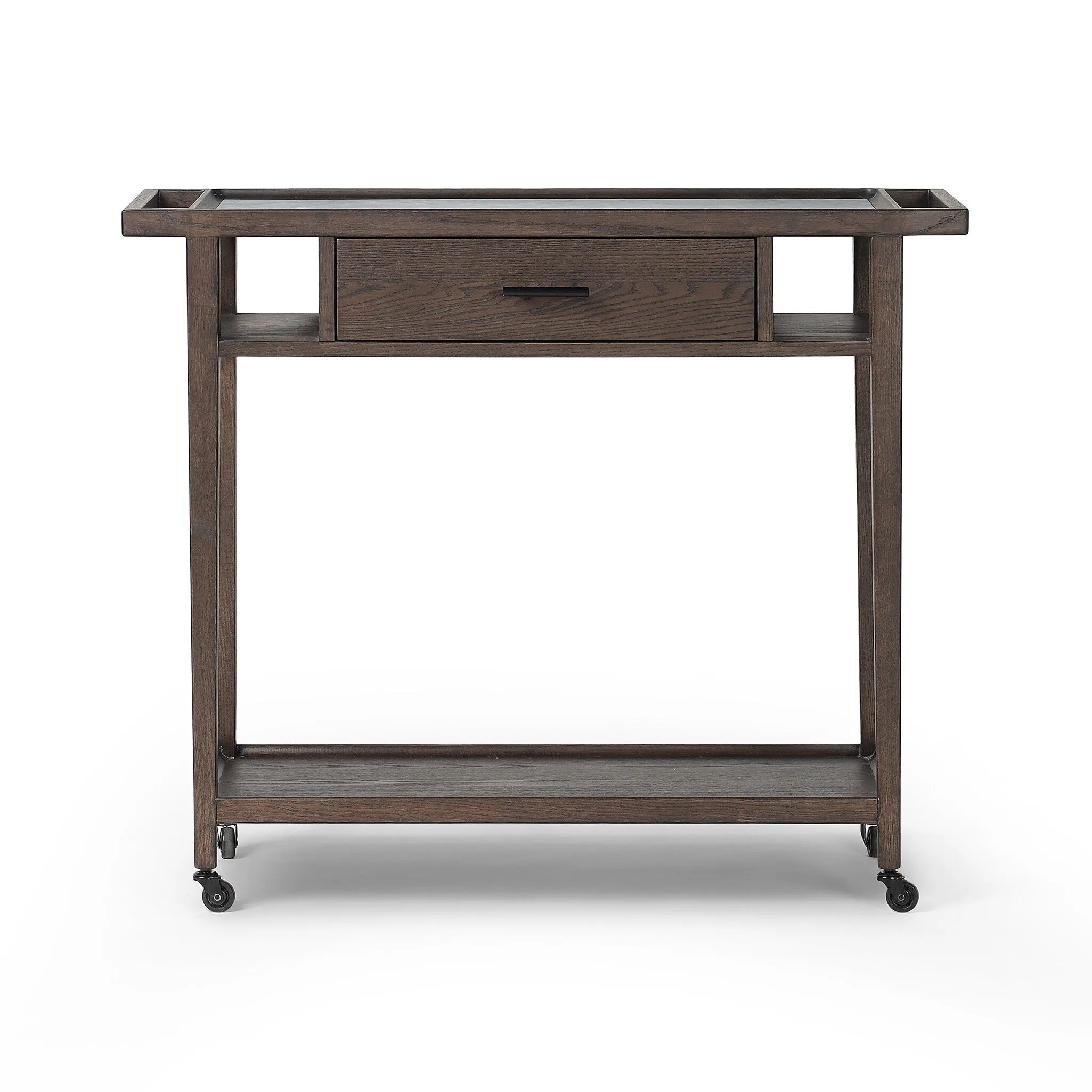 Dorrit Bar Cart - Brown Oak