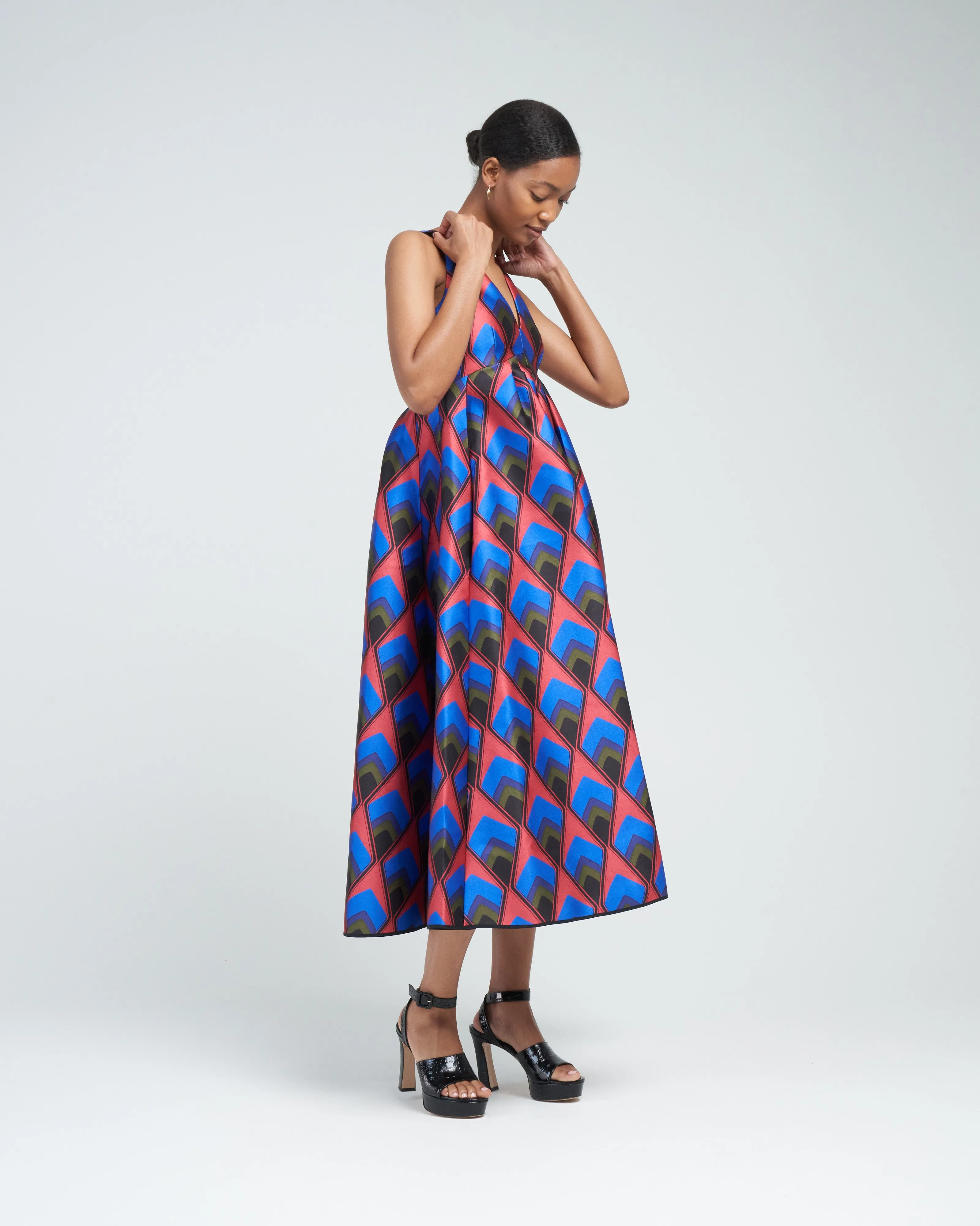 dress - cinnabar