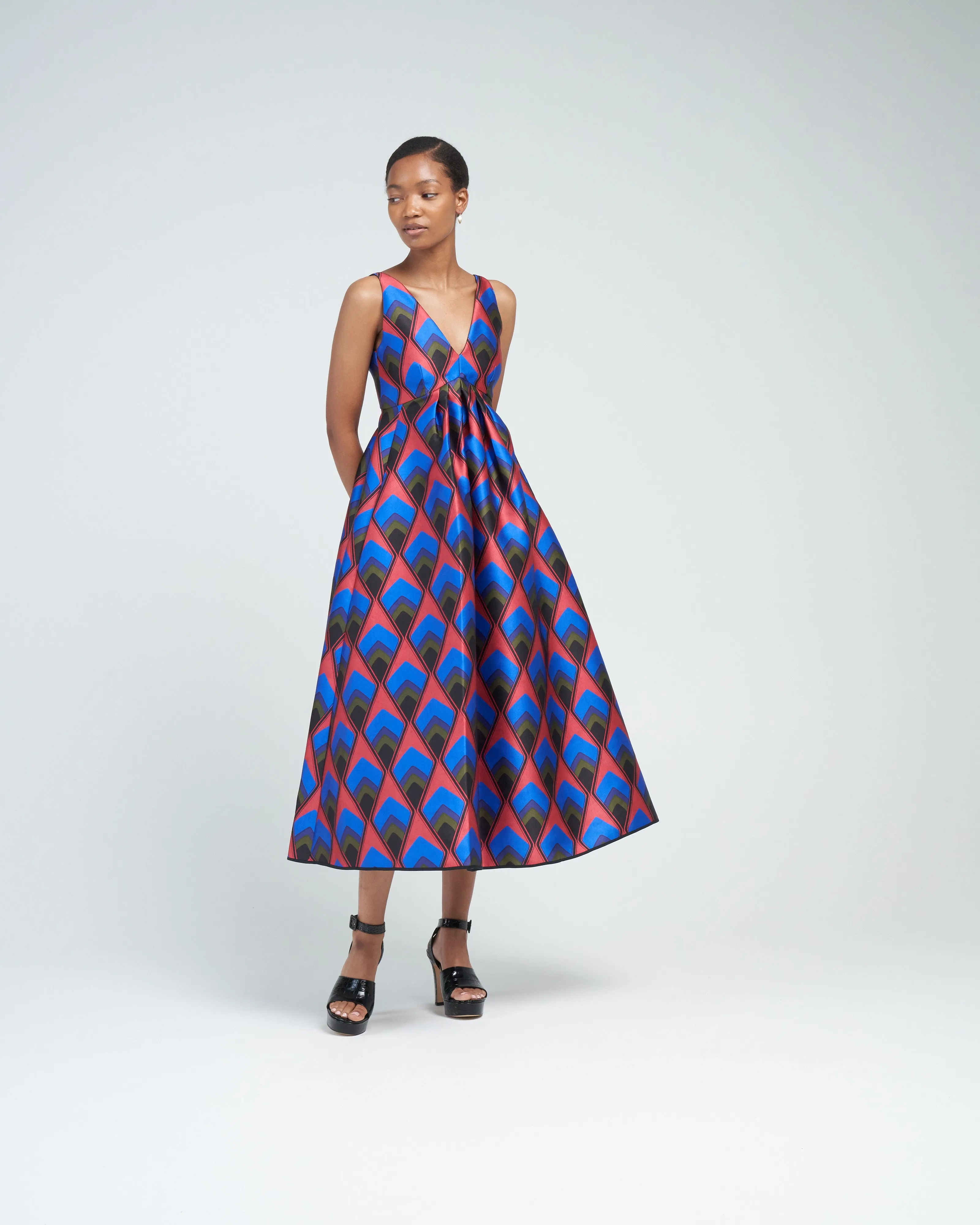dress - cinnabar