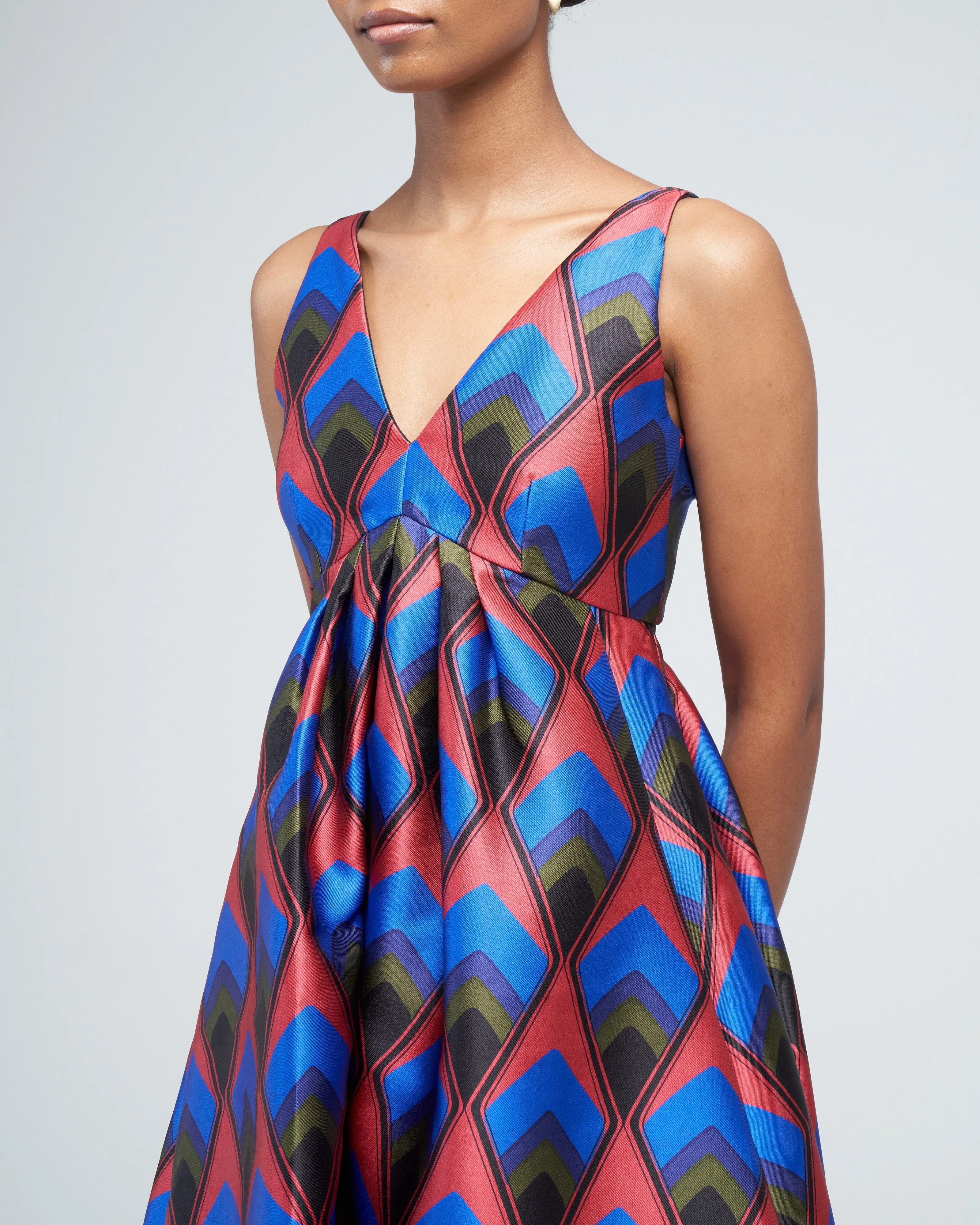 dress - cinnabar