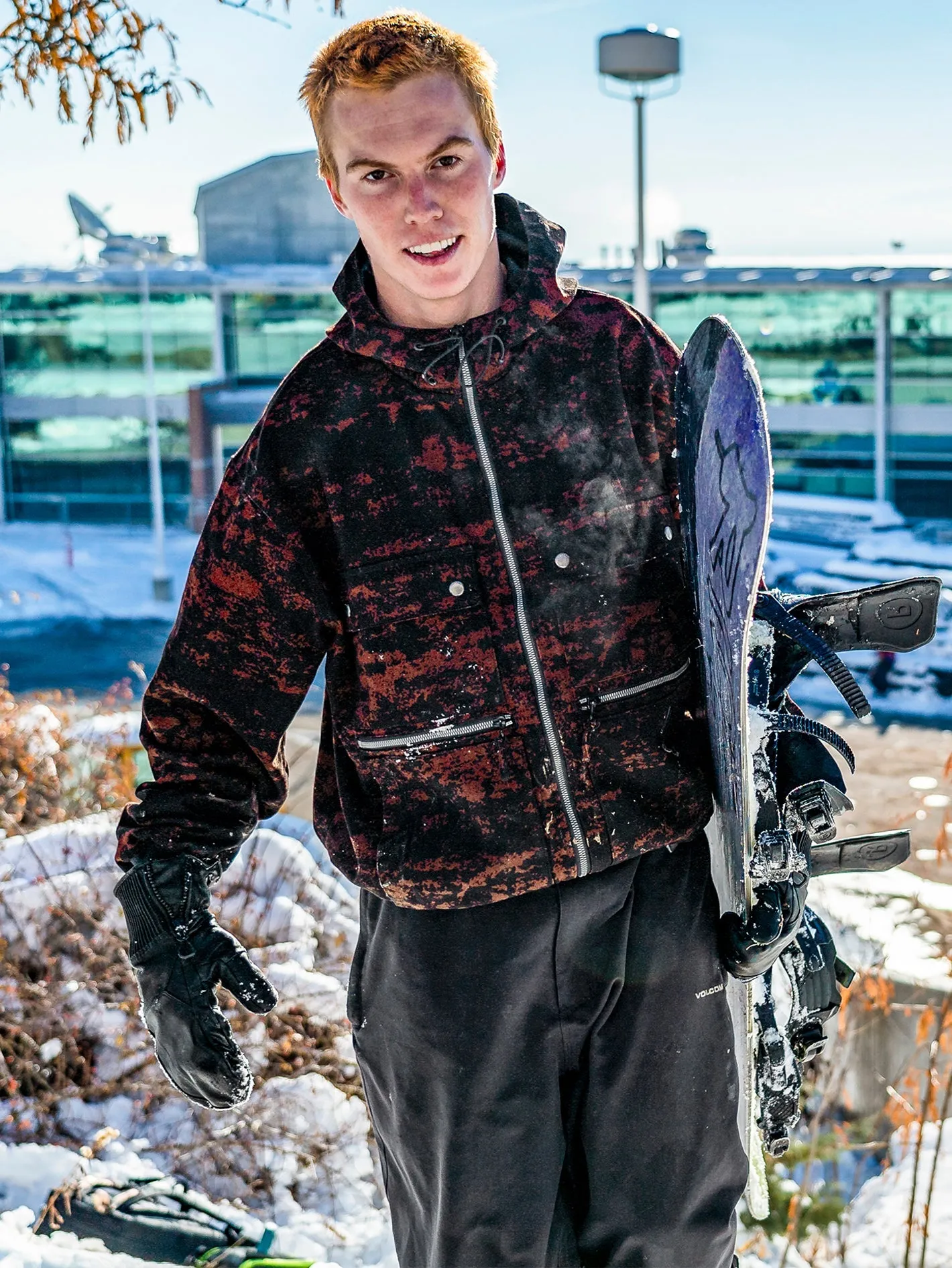 Dustbox Jacket - MAROON CAMO
