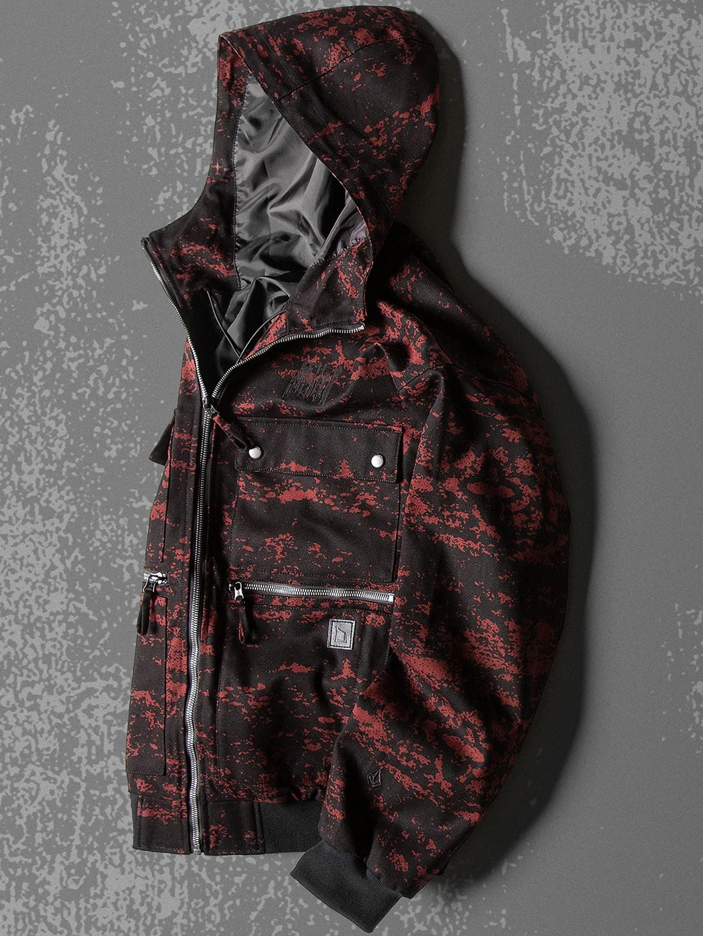 Dustbox Jacket - MAROON CAMO