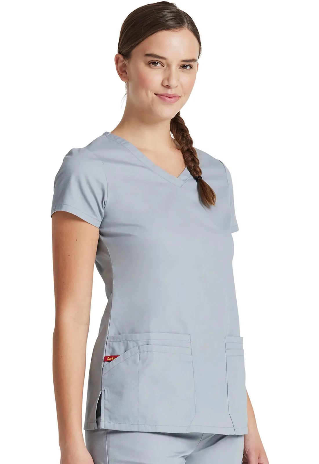 EDS Signature 85906 V-Neck Top Grey