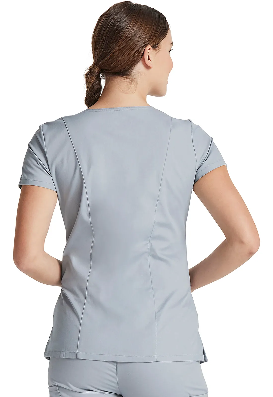 EDS Signature 85906 V-Neck Top Grey