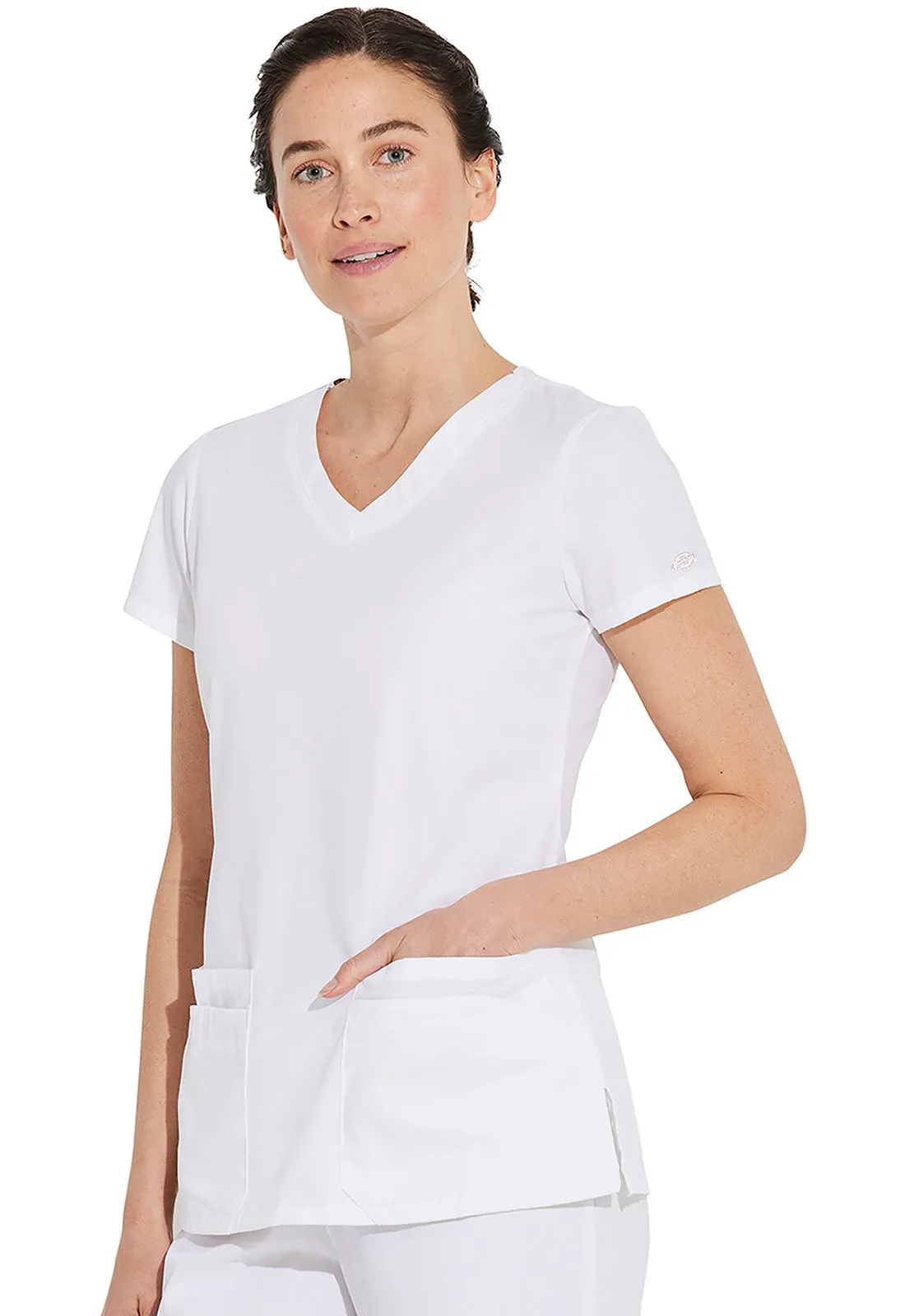 EDS Signature 85906 V-Neck Top White