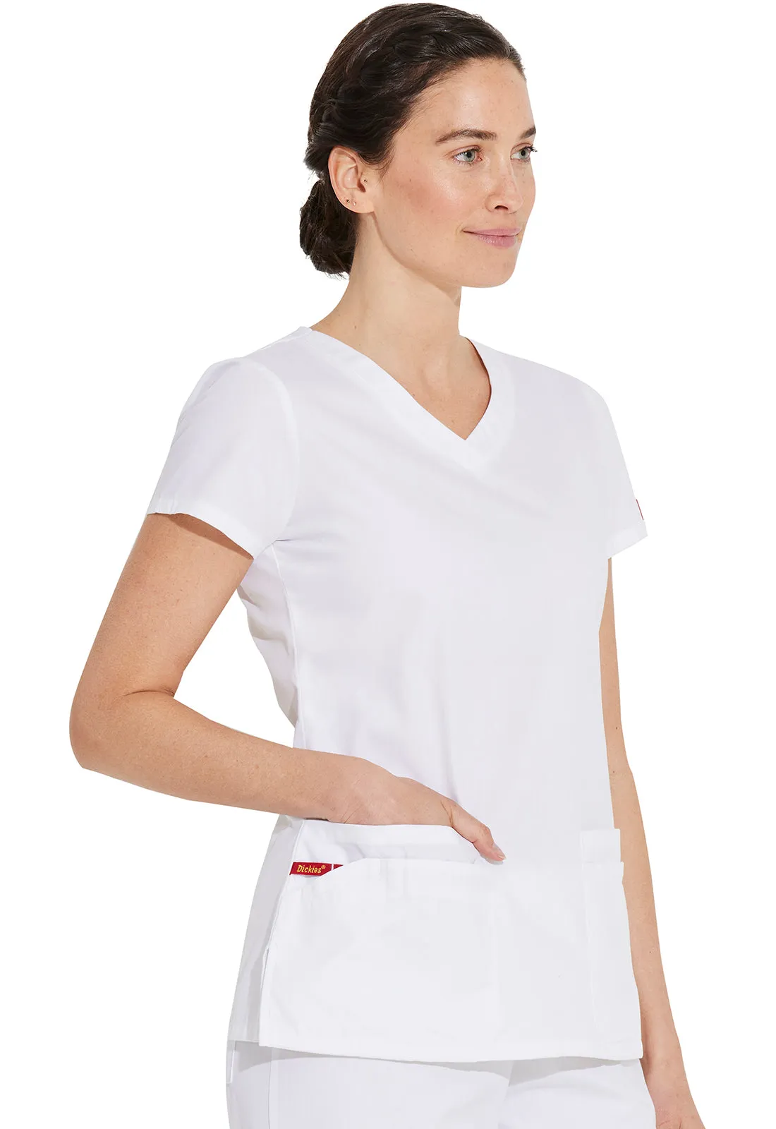 EDS Signature 85906 V-Neck Top White