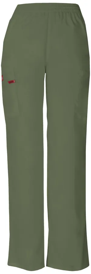 EDS Signature 86106 Natural Rise Tapered Leg Pull-On Pants Olive