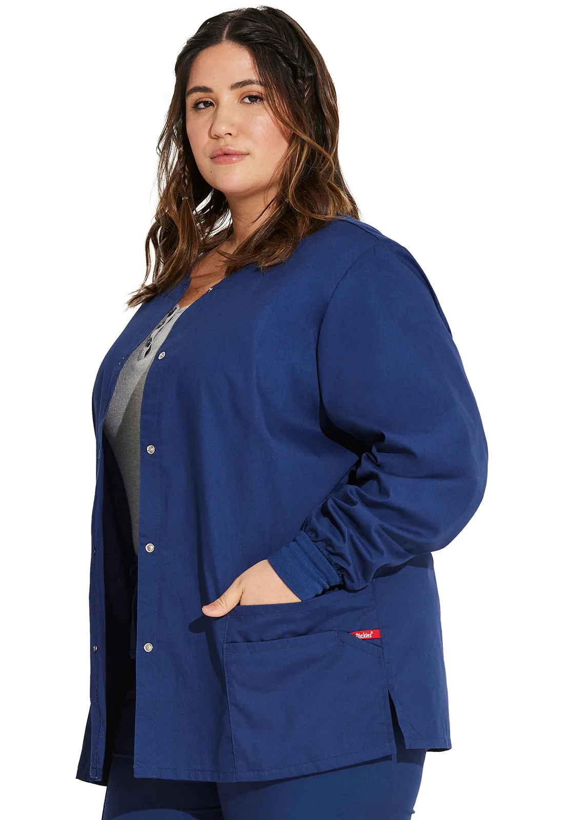 EDS Signature 86306 Snap Front Warm-Up Jacket Navy