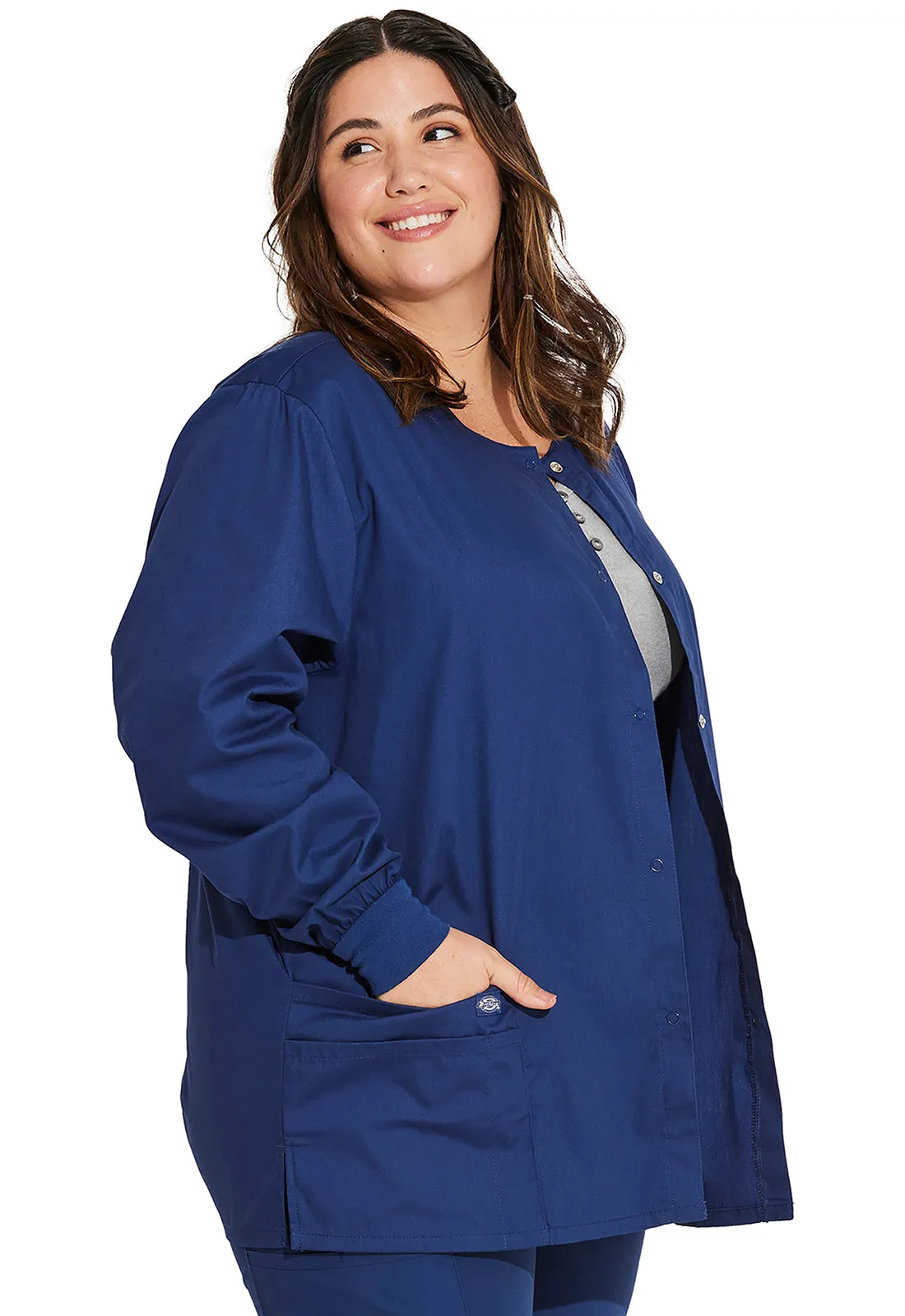 EDS Signature 86306 Snap Front Warm-Up Jacket Navy